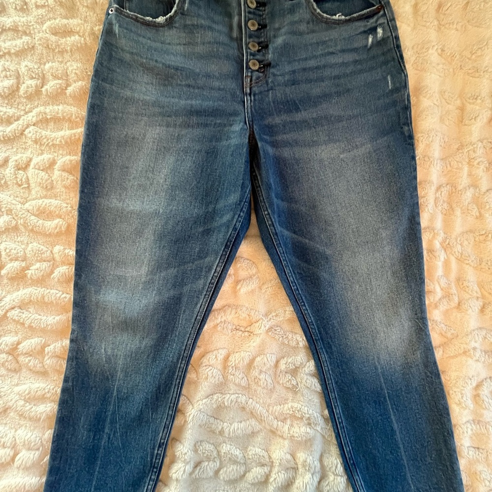 Women’s Abercrombie & Fitch The Skinny High Rise Jeans Curve Love size 30/10s